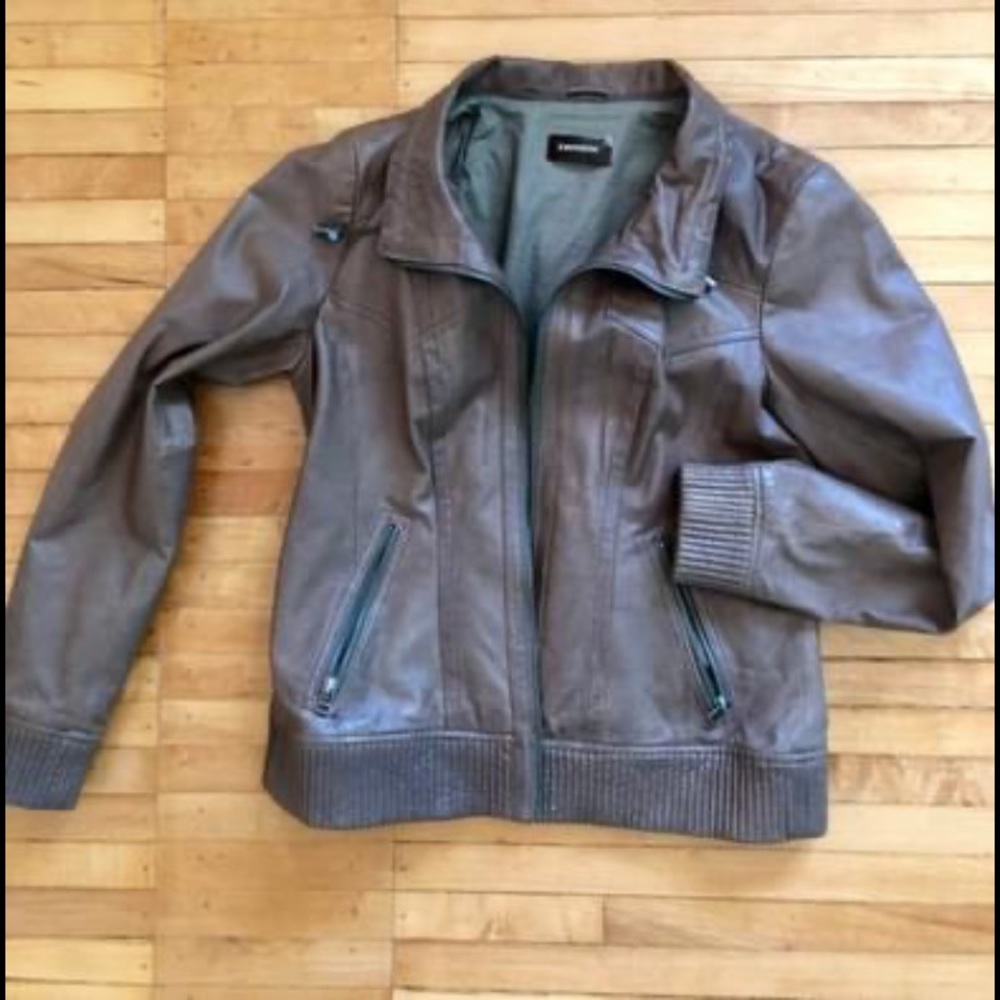 DANIER leather jacket - M - Brown - NEW!